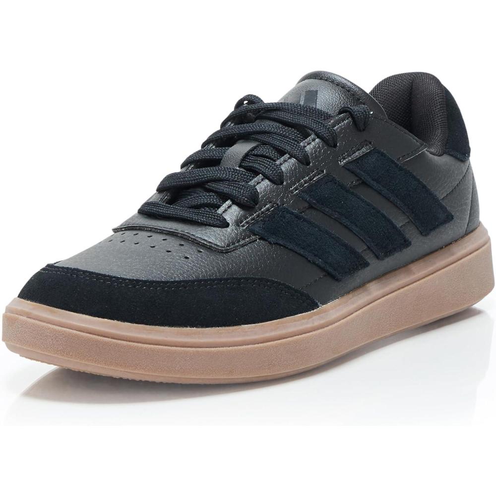 imageadidas Mens Courtblock SneakersBlackBlackGrey