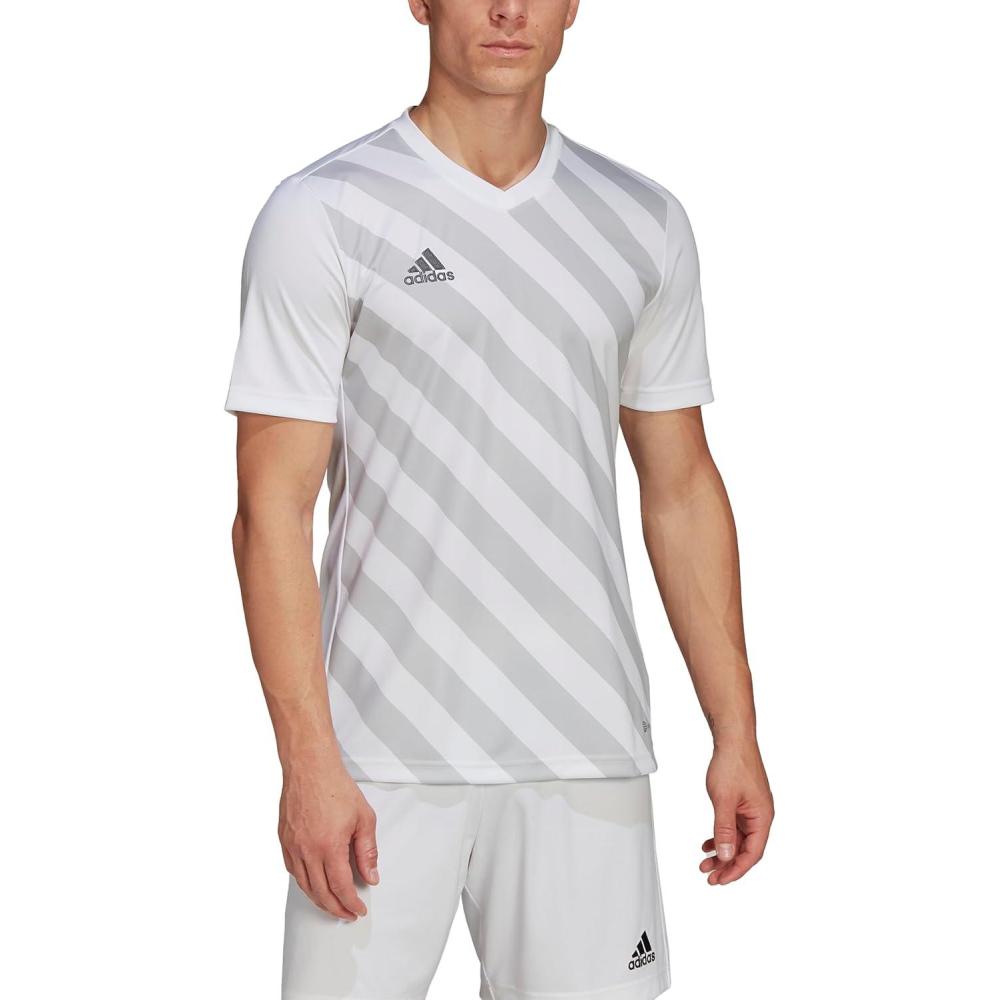 imageadidas Mens Entrada 22 JerseyWhiteTeam Light Grey