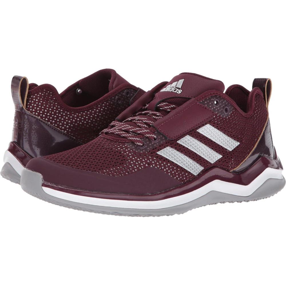 imageadidas Mens Freak X Carbon Mid Football ShoeMaroonMetallic SilverWhite