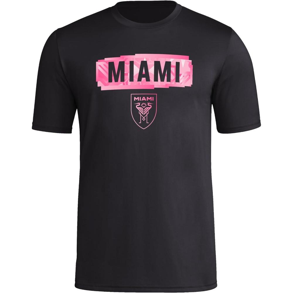 imageadidas Mens Inter Miami Cf MLS Short Sleeve TShirtBlack Miami