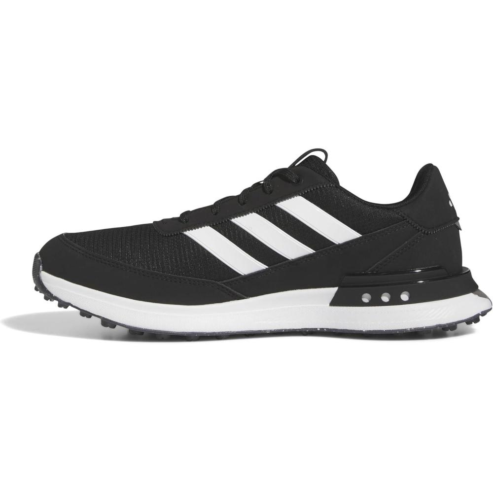 imageadidas Mens S2G Spikeless 24 Golf ShoesCore BlackFootwear WhiteIron Metallic