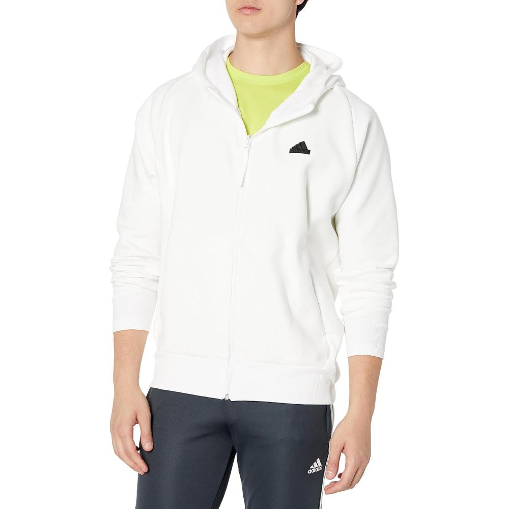 imageadidas Mens Zne Premium FullZip JacketWhite