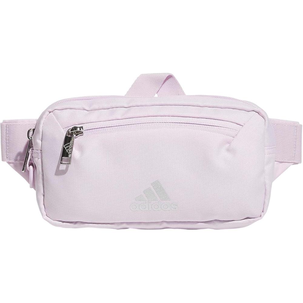 imageadidas Must Have 20 Belt Bag Crossbody Waist Pack with Adjustable Strap for Festivals and TravelIce LavenderSilver Metallic