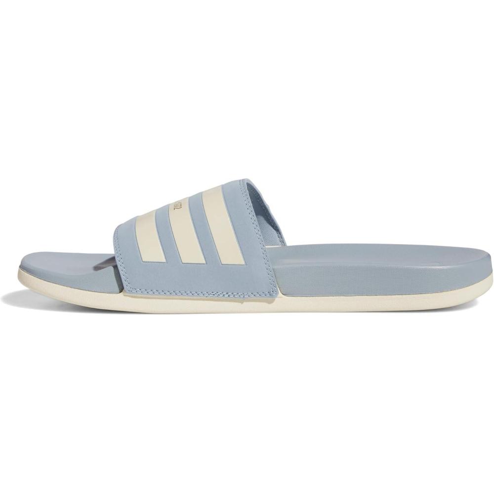 imageadidas Unisex Adult Adilette Comfort SlideMagic GreyWonder WhiteGold Metallic