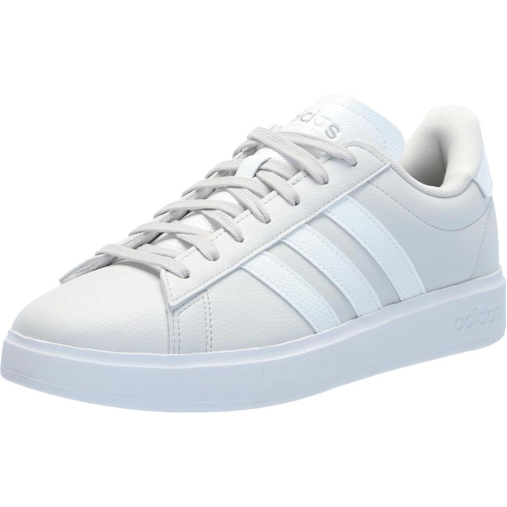 imageadidas Womens Grand Court 20 Tennis ShoeGreyWhiteWhite
