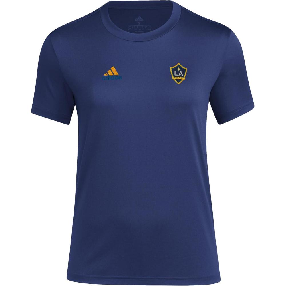 imageadidas Womens La Galaxy MLS Short Sleeve TShirtTeam Navy Blue La Galaxy