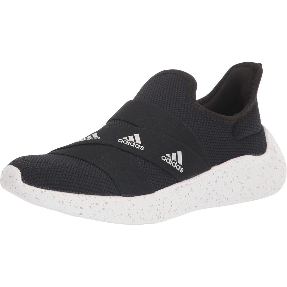 imageadidas Womens Puremotion Adapt SPW Running Sneakers Shoes  PurpleCore BlackGreyWhite