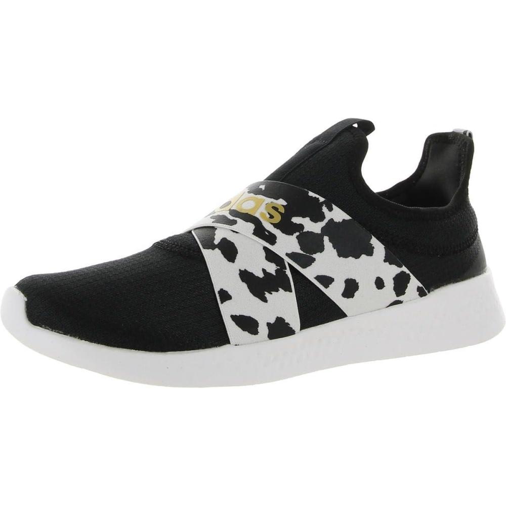 imageadidas Womens Puremotion Adapt SPW Running Sneakers Shoes  PurpleWhite Core Black