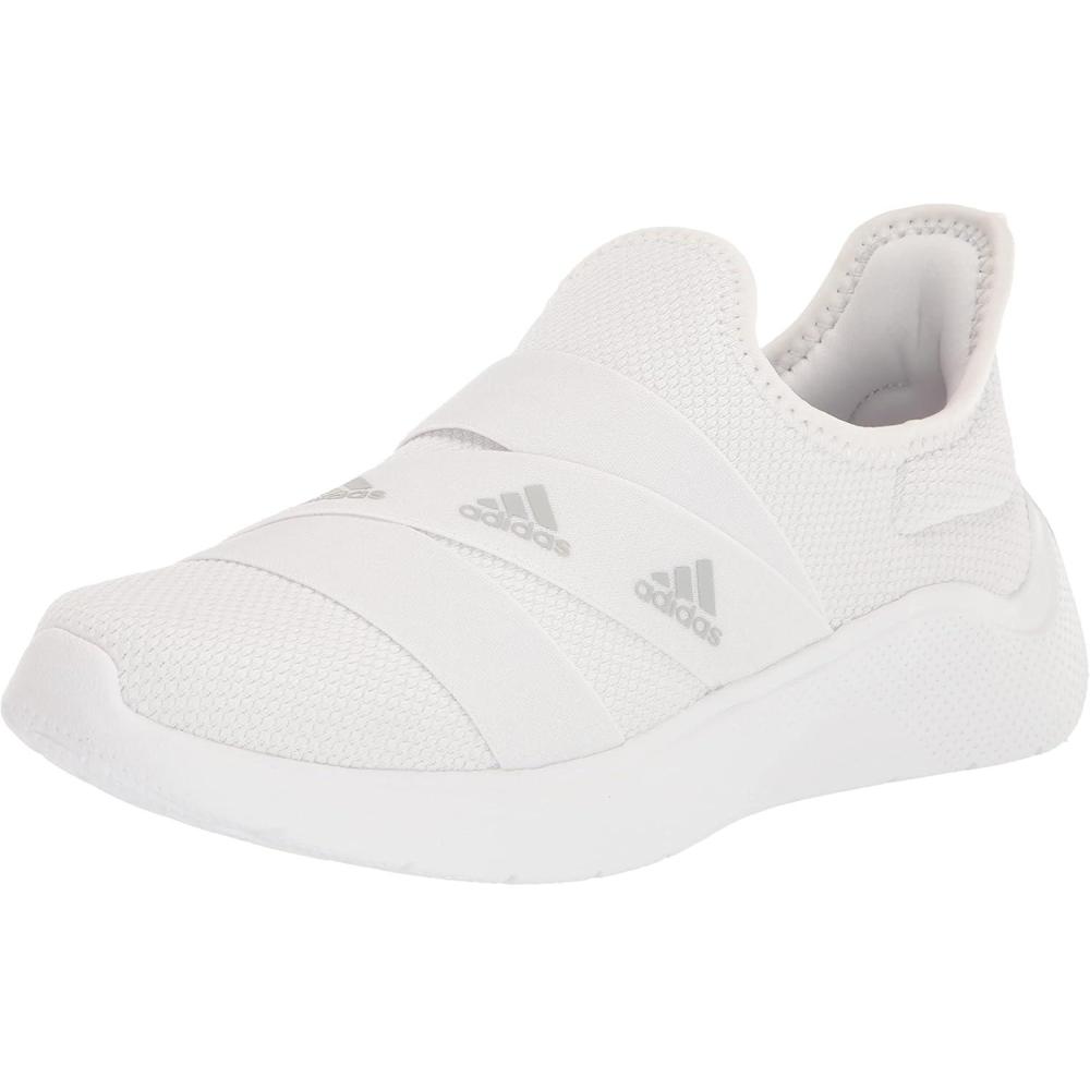 imageadidas Womens Puremotion Adapt SPW Running Sneakers Shoes  PurpleWhiteGreyWhite