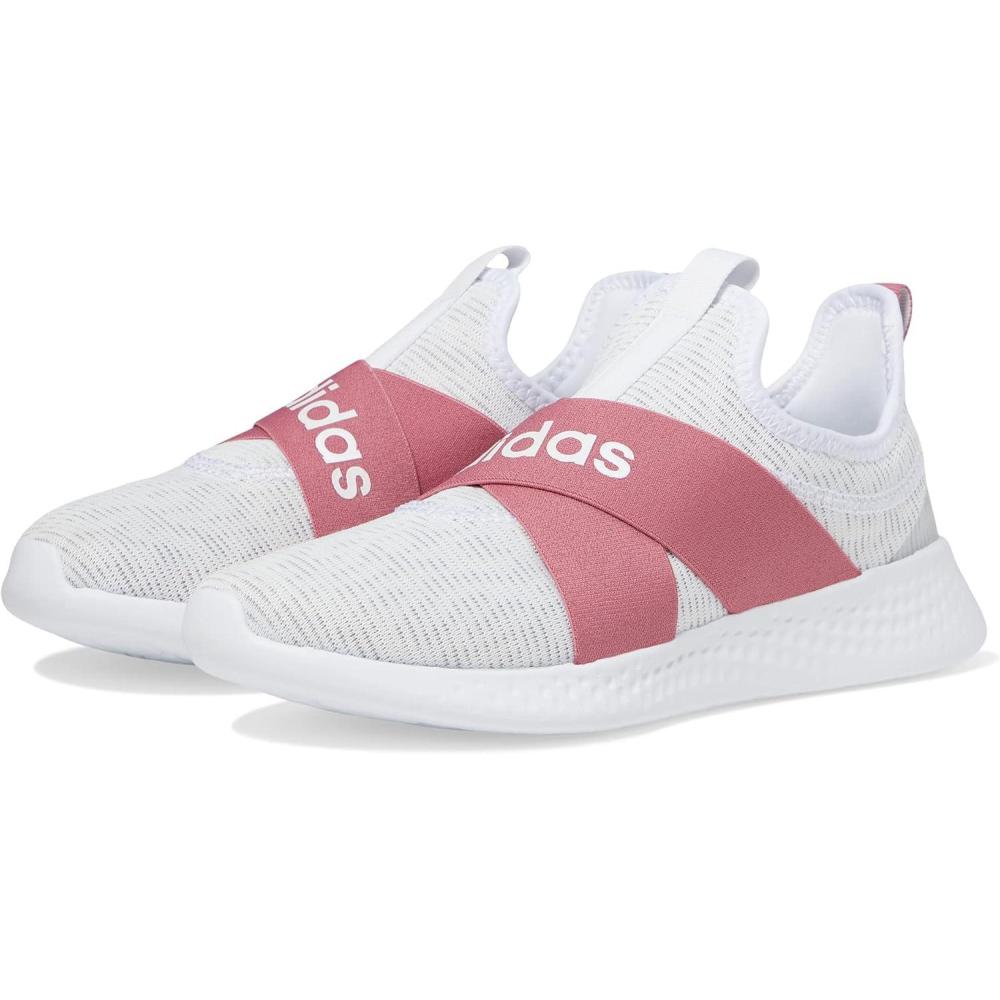 imageadidas Womens Puremotion Adapt SPW Running Sneakers Shoes  PurpleWhitePink StrataZero Metallic