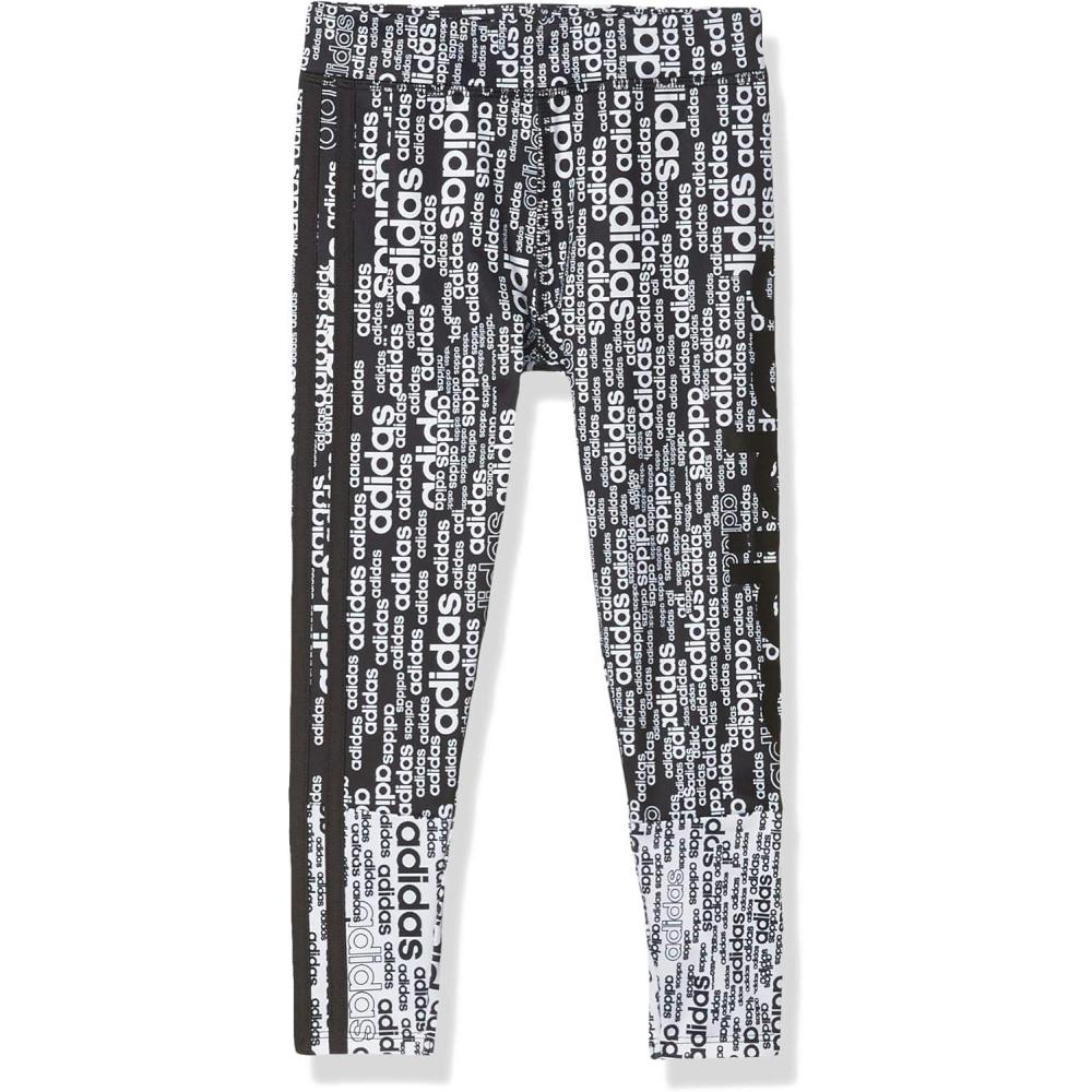 imageadidas Womens Replenishment Long Leggings Training Casual  BlackStatement Adi Black