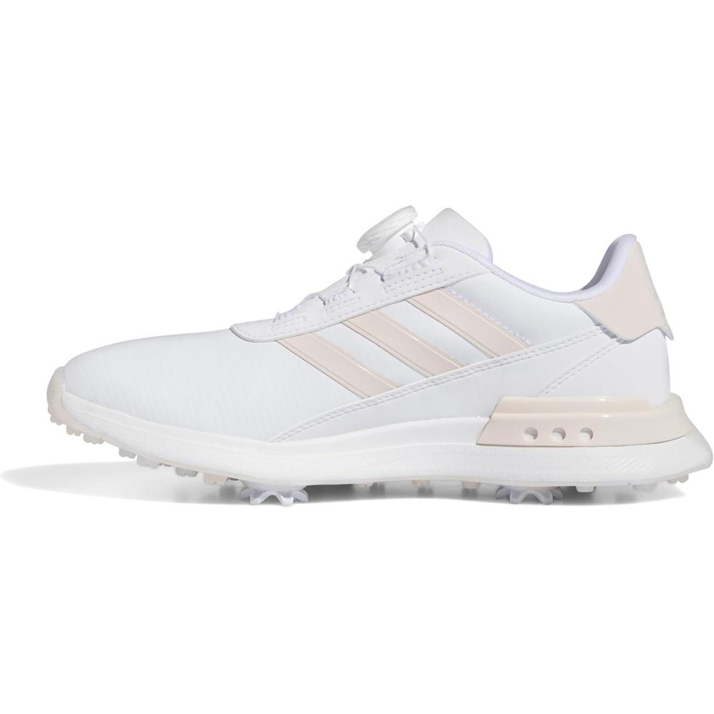 imageadidas Womens S2g Boa 24 Golf Sneakers Shoes  WhiteFootwear WhiteWonder AquaOff White