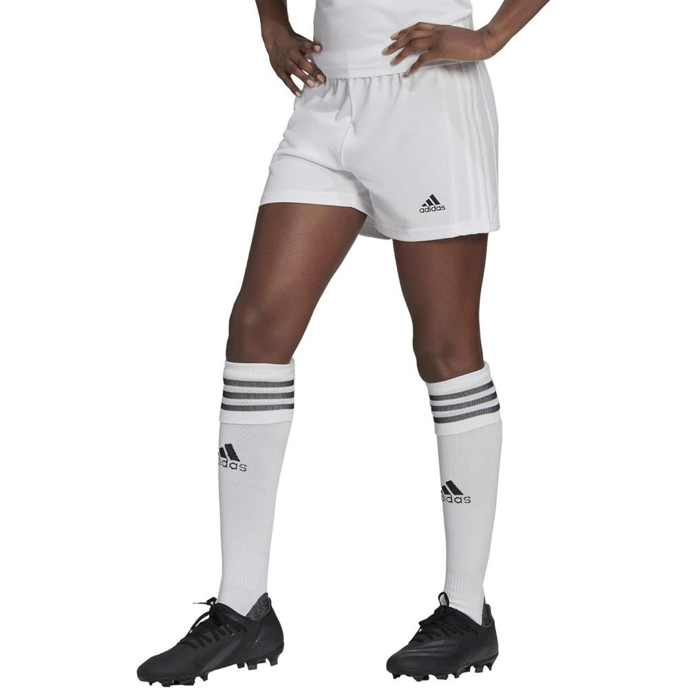 imageadidas Womens Squadra ShortsWhiteWhite Full Stripes