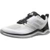 White/Metallic Silver/Black