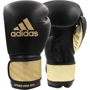 adidas Adi-Speed 350 Pro Boxing and Kickboxing Gloves for Women & Men(BLACK/GOLD)