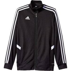 adidas Boys’ Tiro Track Jacket(Black/White)