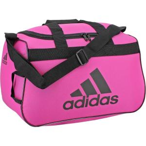 adidas Diablo Power Gym Small Duffel Bag for Men and Women – Lightweight for Sports and Travel(Intense Pink/Black)