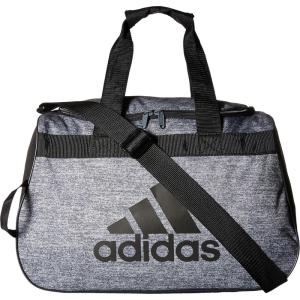 adidas Diablo Power Gym Small Duffel Bag for Men and Women – Lightweight for Sports and Travel(Jersey Onix Grey/Black)