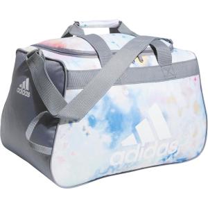 adidas Diablo Power Gym Small Duffel Bag for Men and Women – Lightweight for Sports and Travel(Tie Dye Wash Halo Mint Green/Grey/White)
