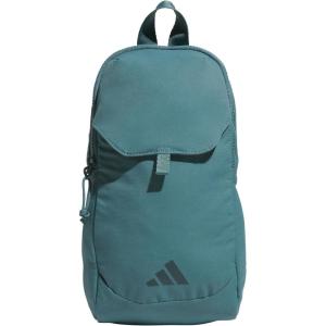 adidas Essentials Sling Small Crossbody Bag for Women and Men (5L), Black/2.0, One Size(Preloved Teal Green/Aurora Green Ivy/3.0)
