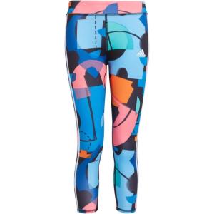 adidas Girls’ Aeroready Performance Long Tights(Black Multi Print)