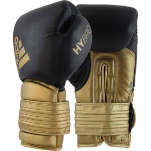 adidas Hybrid 300 Boxing and Kickboxing Gloves for Women & Men(BLACK/GOLD)