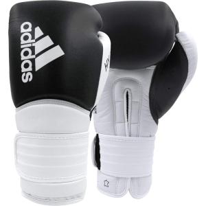 adidas Hybrid 300 Boxing and Kickboxing Gloves for Women & Men(BLACK/WHITE)