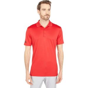 adidas Men’s Adi Performance Polo Shirt(Collegiate Red)