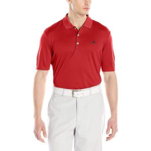 adidas Men’s Adi Performance Polo Shirt(Scarlet)