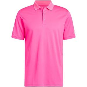 adidas Men’s Adi Performance Polo Shirt(Solar Pink)
