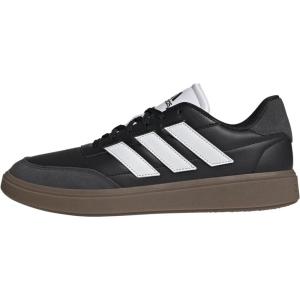 adidas Men’s Courtblock Sneakers(Core Black Ftwr White Carbon)