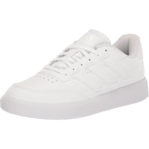adidas Men’s Courtblock Sneakers(White/White/White)
