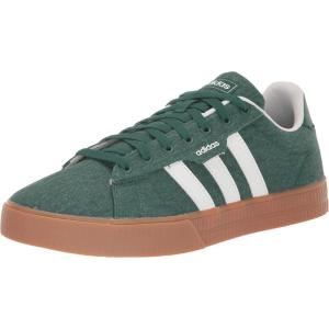 adidas Men’s Daily 3.0 Sneaker(Collegiate Green/White/Gum)