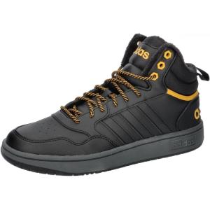 adidas Men’s Daily 3.0 Sneaker(Core Black Core Black Preloved Yellow)