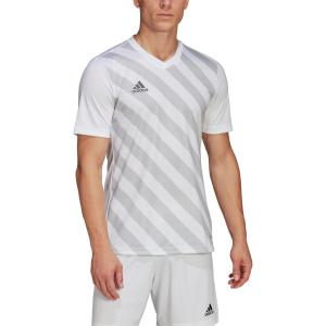 adidas Men’s Entrada 22 Jersey(White/Team Light Grey)