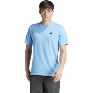 adidas Men’s Essentials Feel Ready Training T-Shirt(Blue Burst/Black)