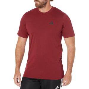 adidas Men’s Essentials Feel Ready Training T-Shirt(Collegiate Burgundy/Black)