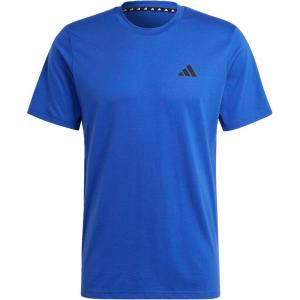 adidas Men’s Essentials Feel Ready Training T-Shirt(Lucid Blue/Semi Lucid Blue/Black)