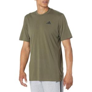 adidas Men’s Essentials Feel Ready Training T-Shirt(Olive Strata/Black)