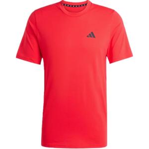 adidas Men’s Essentials Feel Ready Training T-Shirt(Pure Ruby/Black)