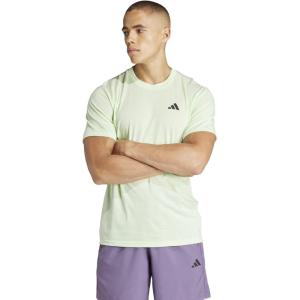 adidas Men’s Essentials Feel Ready Training T-Shirt(Semi Green Spark/Black)