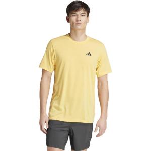 adidas Men’s Essentials Feel Ready Training T-Shirt(Semi Spark/Black)
