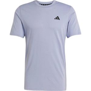 adidas Men’s Essentials Feel Ready Training T-Shirt(Silver Violet/Black)