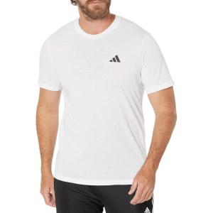 adidas Men’s Essentials Feel Ready Training T-Shirt(White/Black)