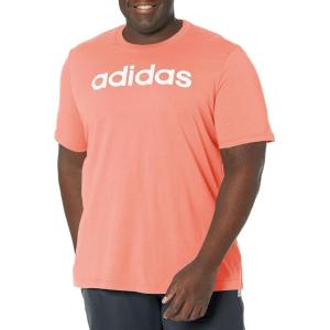 adidas Men’s Essentials Single Jersey Linear Embroidered Logo T(Wonder Clay)