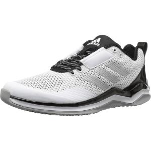 adidas Men’s Freak X Carbon Mid Football Shoe(White/Metallic Silver/Black)