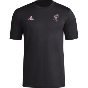 adidas Men’s Inter Miami Cf MLS Short Sleeve T-Shirt(Black Miami Small Logo)