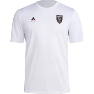 adidas Men’s Inter Miami Cf MLS Short Sleeve T-Shirt(White Inter Miami)