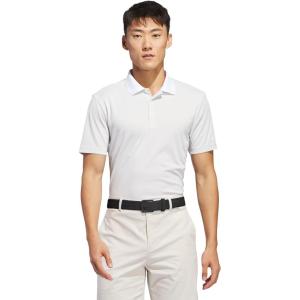 adidas Men’s Performance Heathered Polo Shirt(Grey)