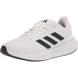 adidas Men’s Running Shoe(White/Black/Black (Wide))